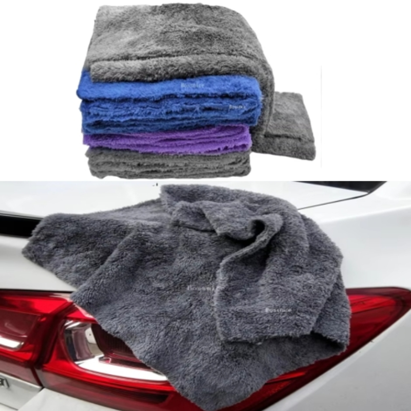 Microfiber Car Drying Towel Super Absorbent - 350GSM 40X40CM Lavaggio auto Asciugamano in