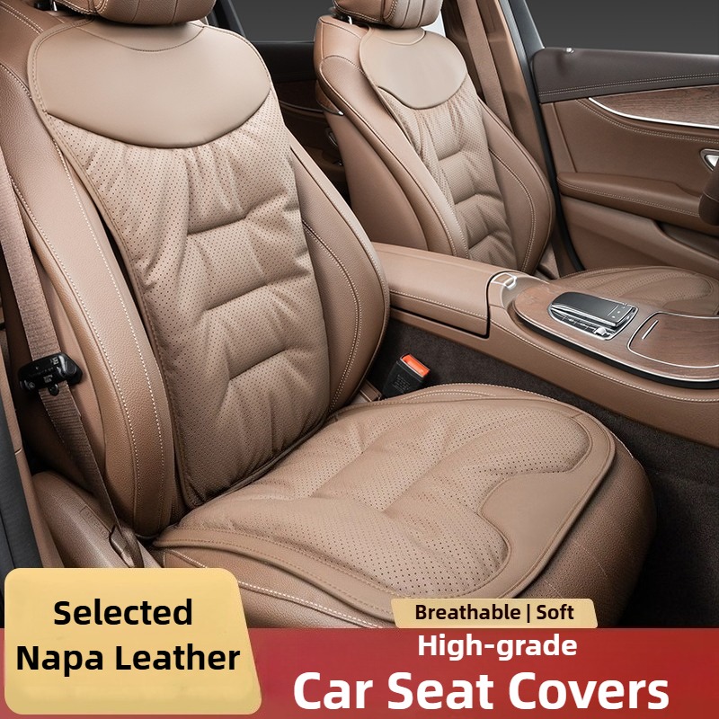 Leather Car Seat Covers Full Set Universal - Coprisedili per auto in morbida pelle