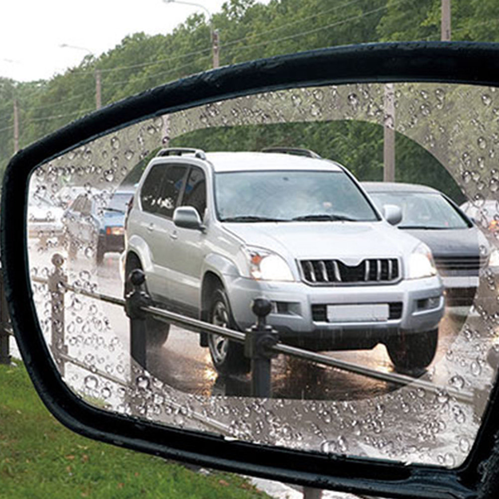 Anti Glare Car Rearview Mirror Film - 5 Paia di Pellicole Antipioggia per