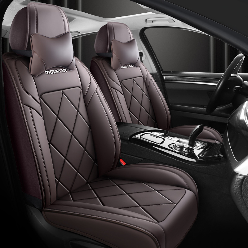 Leather Car Seat Covers Full Set Universal - Coprisedili per auto universali comodi in