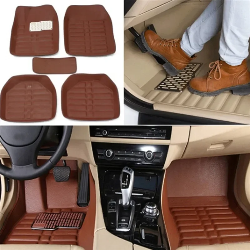 Car Floor Mats Universal Waterproof Leather - NUOVI tappetini per auto in pelle