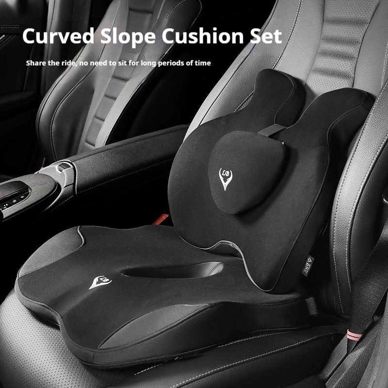 Memory Foam Car Neck Pillow Lumbar Support - Cuscino per sedia da ufficio in