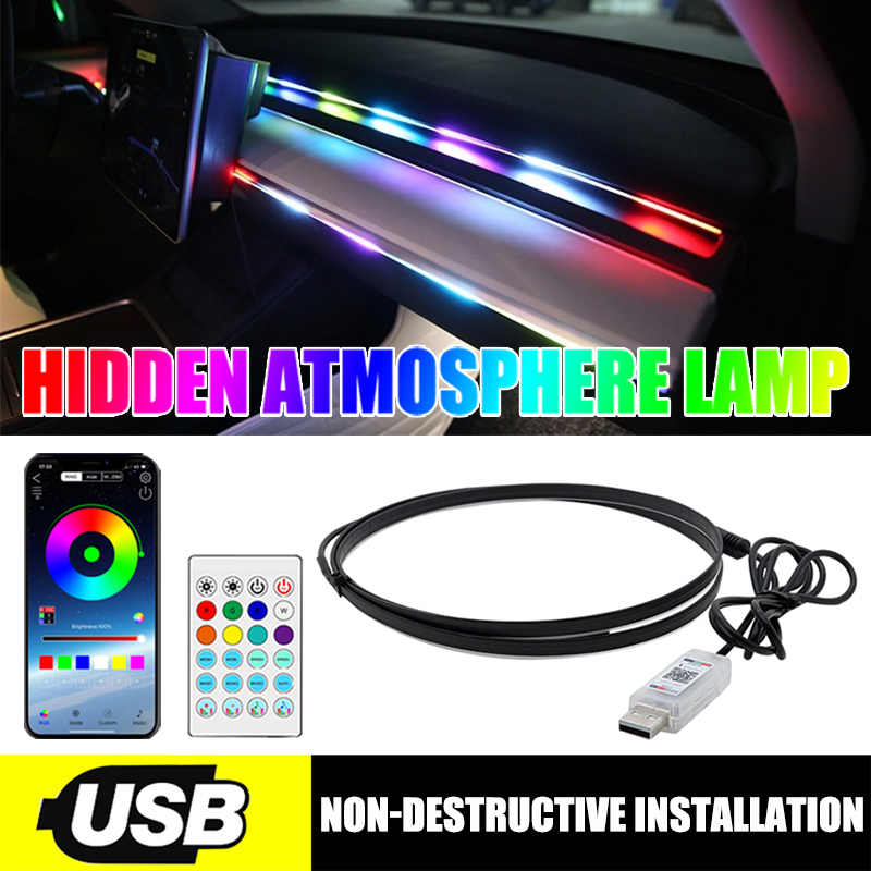 Led Ambient Interior Car Lights App Control - Luce ambientale a LED per auto