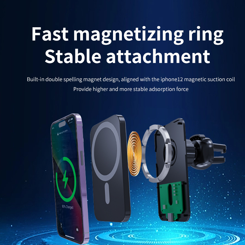Caricabatterie Magnetico Wirel - Magnetic Phone Holder For Car Vent recensione e prezzo