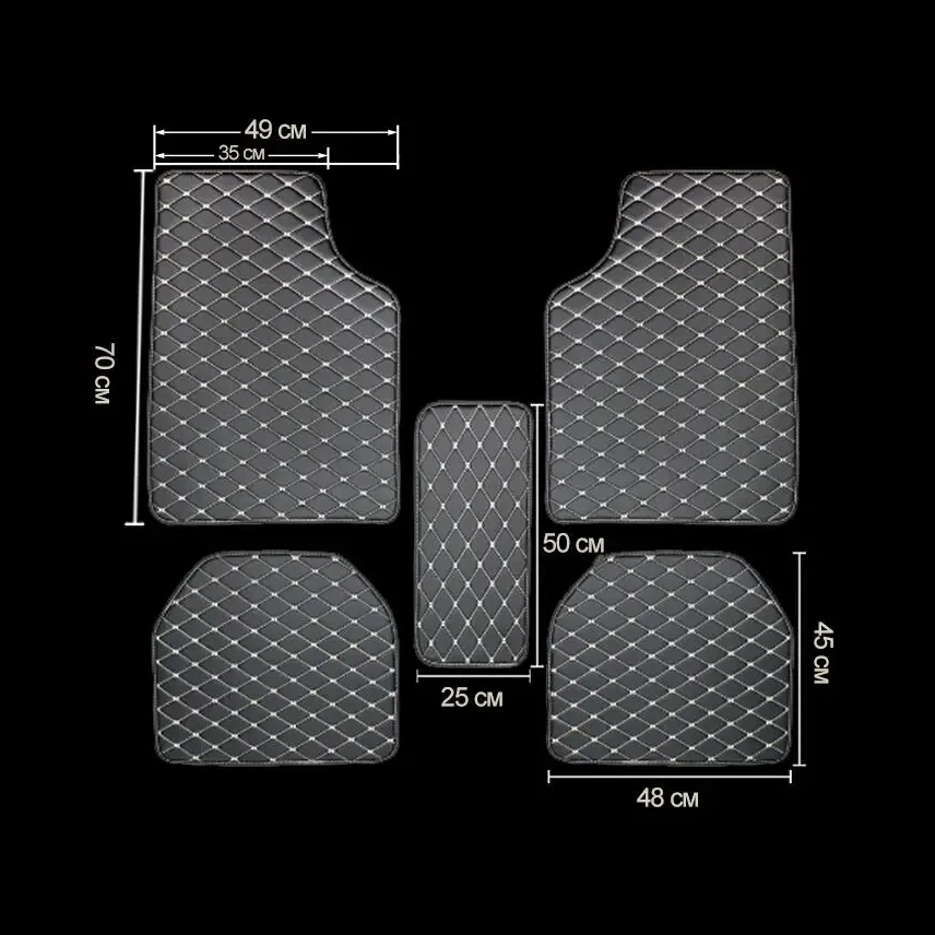 Tappetini per Auto 5 Pezzi Uni - Car Floor Mats Universal Waterproof Leather recensione e prezzo