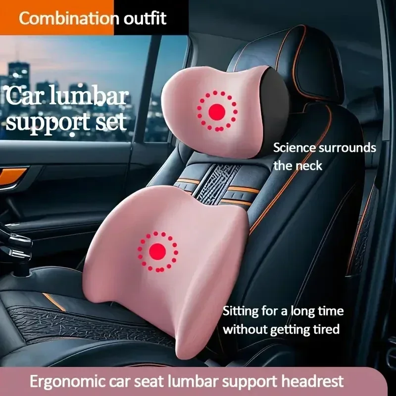 Cuscino Universale per Poggiat - Memory Foam Car Neck Pillow Lumbar Support recensione e prezzo