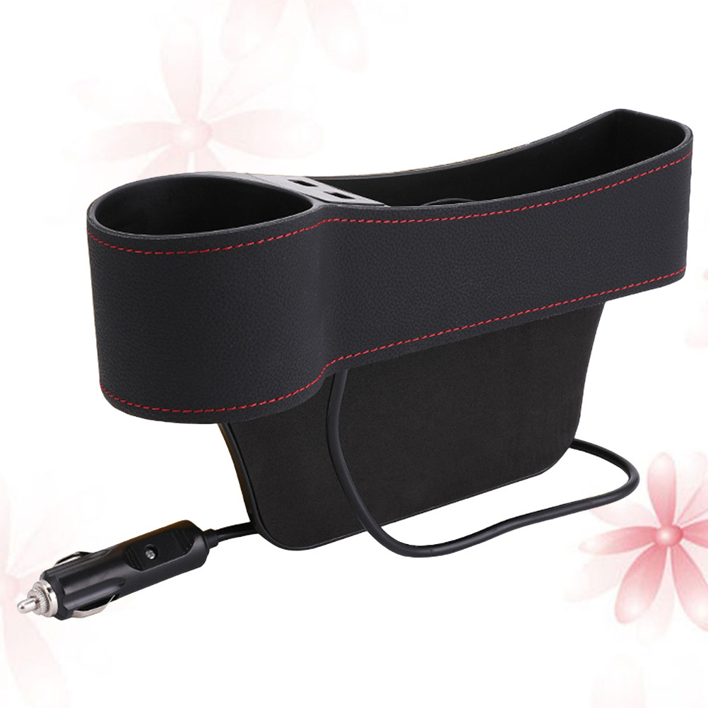 Scatola portaoggetti per fessu - Seat Gap Filler Organizer With Usb Charger recensione e prezzo