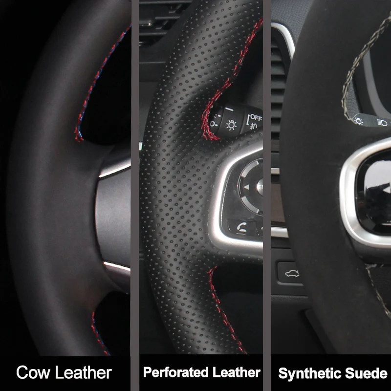 Coprivolante in Vera Pelle e F - Car Steering Wheel Cover Anti Slip Breathable recensione e prezzo