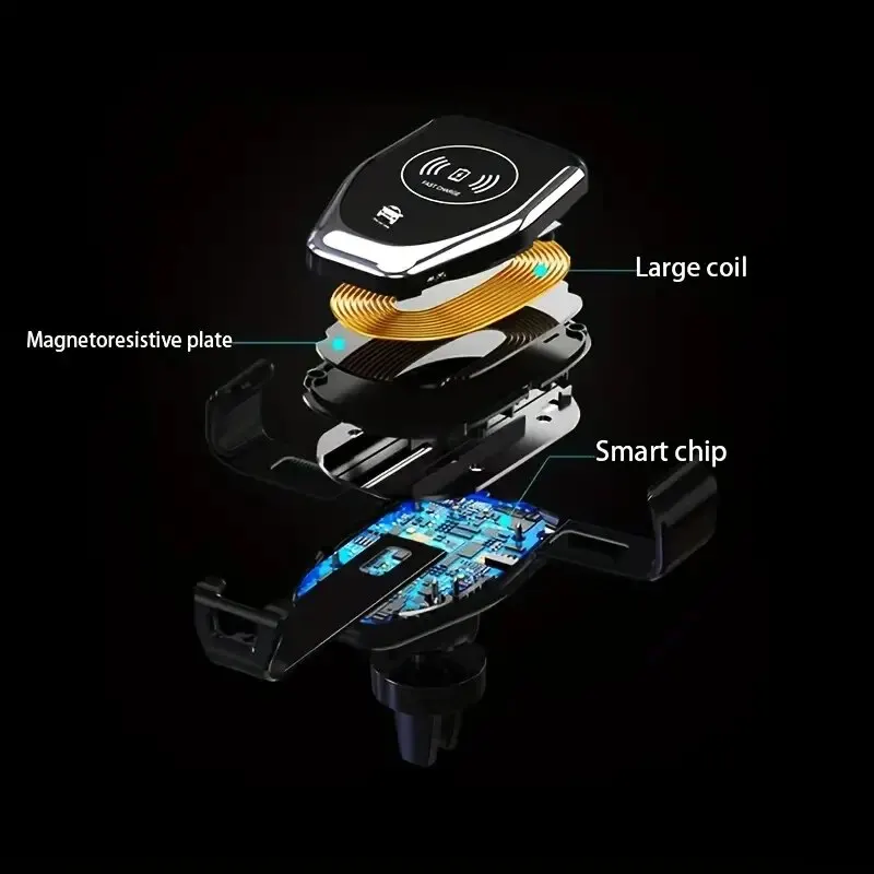 Caricatore wireless 2 in 1 da  - Wireless Car Charger Mount Fast Charging recensione e prezzo