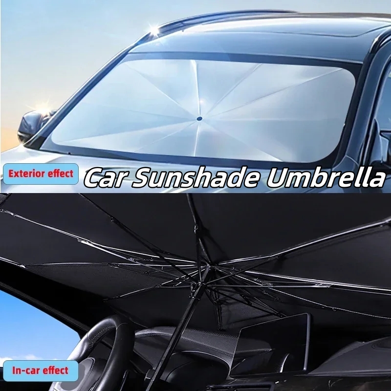 Parasole Pieghevole per Parabr - Car Sunshade Windshield Umbrella Foldable recensione e prezzo