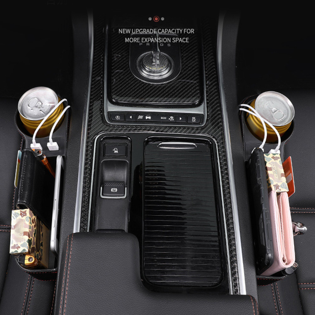 Scatola portaoggetti per fessu - Seat Gap Filler Organizer With Usb Charger recensione e prezzo