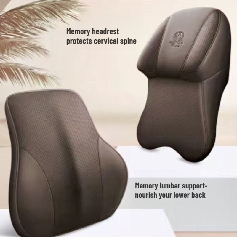 Nuovo Set Universale Minimalis - Memory Foam Car Neck Pillow Lumbar Support recensione e prezzo