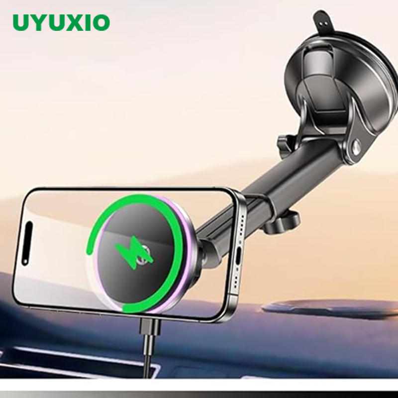 UYUXIO 15W Caricabatteria da a - Wireless Car Charger Mount Fast Charging recensione e prezzo