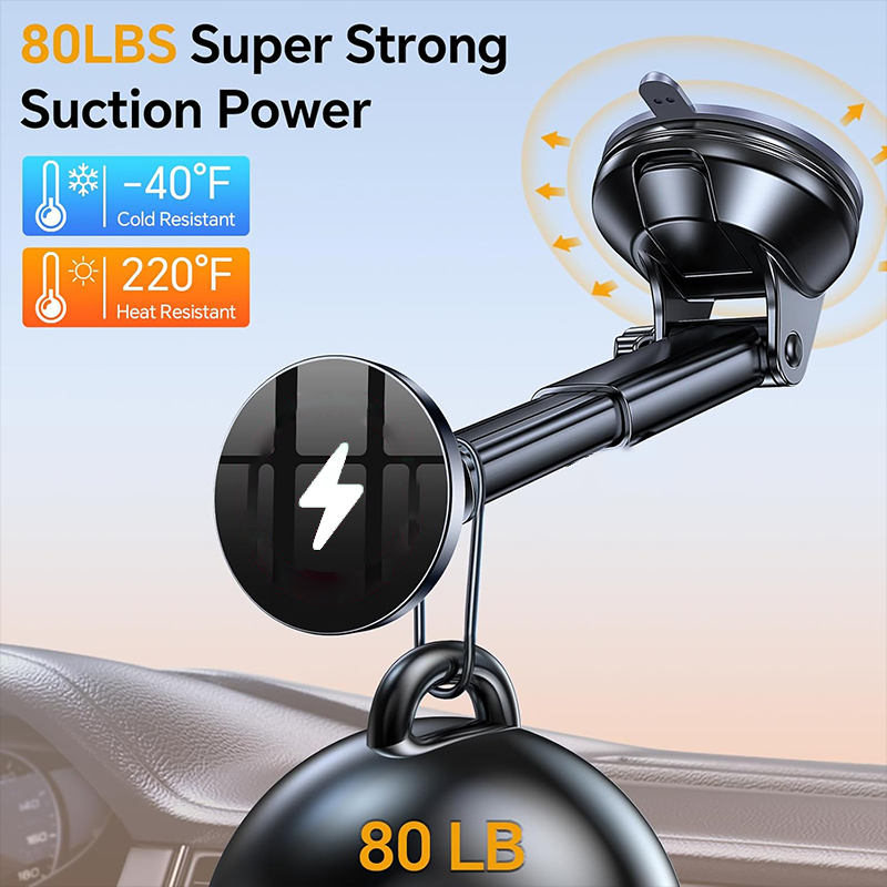 UYUXIO 15W Caricabatteria da a - Wireless Car Charger Mount Fast Charging recensione e prezzo