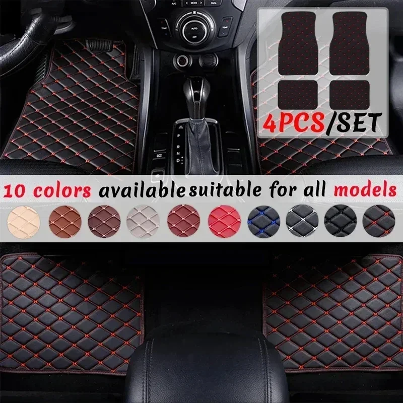 Tappetini Auto 4 Pezzi Univers - Car Floor Mats Universal Waterproof Leather recensione e prezzo