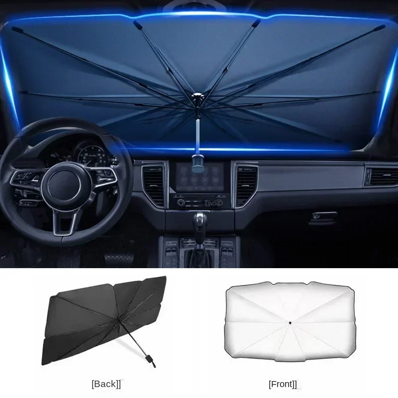Parasole Pieghevole Multifunzi - Car Sunshade Windshield Umbrella Foldable recensione e prezzo