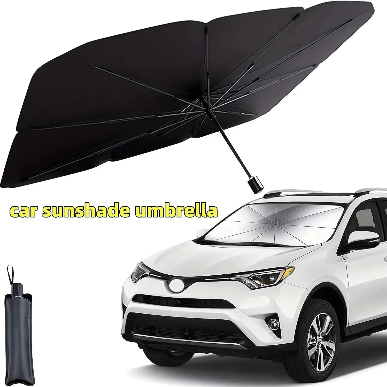 Parasole Pieghevole Multifunzi - Car Sunshade Windshield Umbrella Foldable recensione e prezzo