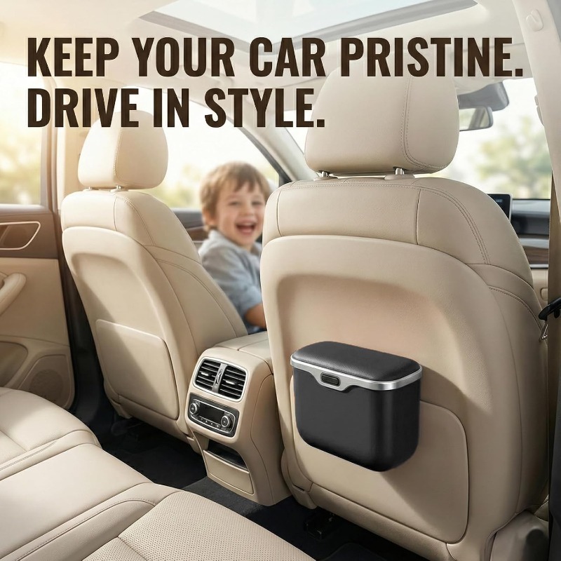 Cestino per auto con coperchio - Waterproof Car Trash Can With Lid recensione e prezzo