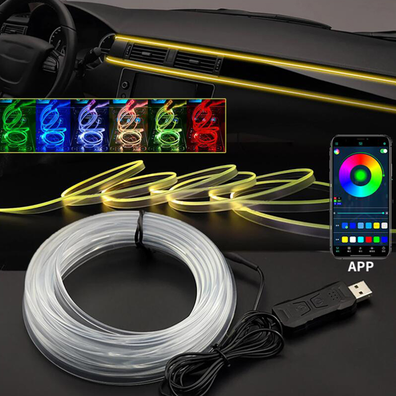 Luce d'atmosfera interna per a - Led Ambient Interior Car Lights App Control recensione e prezzo