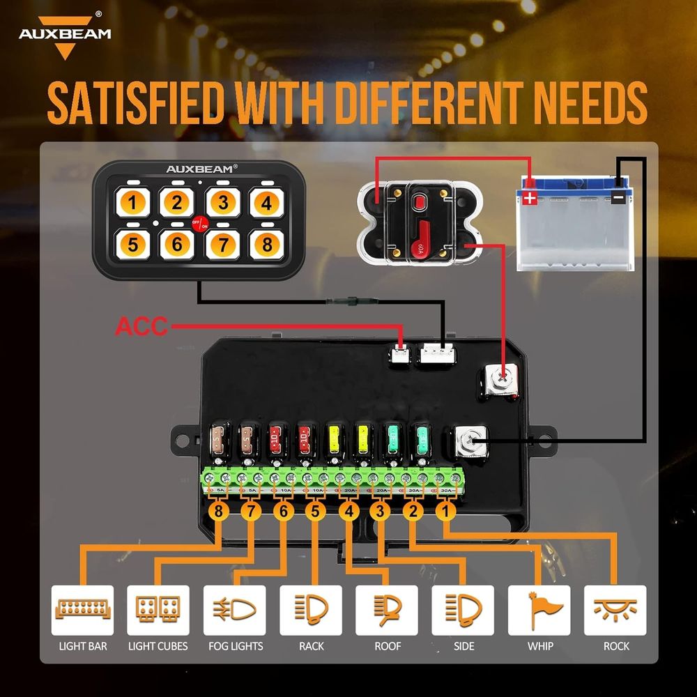 Pannello Interruttori a 8 Vie  - Car Electronics recensione e prezzo