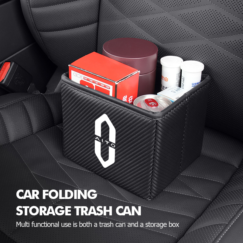 Cestino per auto pieghevole, b - Waterproof Car Trash Can With Lid recensione e prezzo