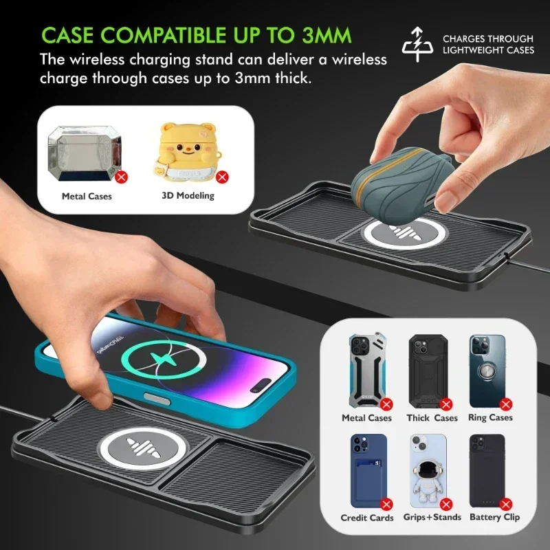 Cavo USB base per caricabatter - Wireless Car Charger Mount Fast Charging recensione e prezzo