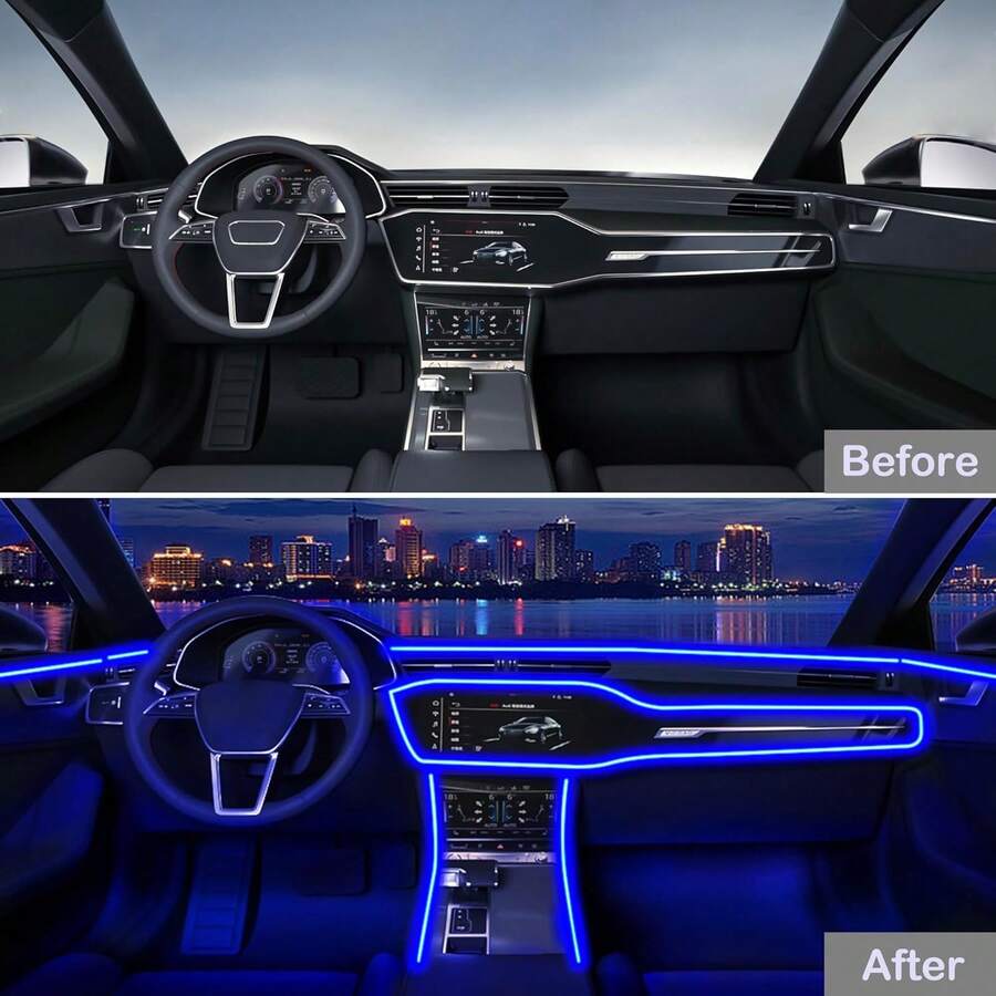 Kit di Illuminazione Ambiental - Led Ambient Interior Car Lights App Control recensione e prezzo