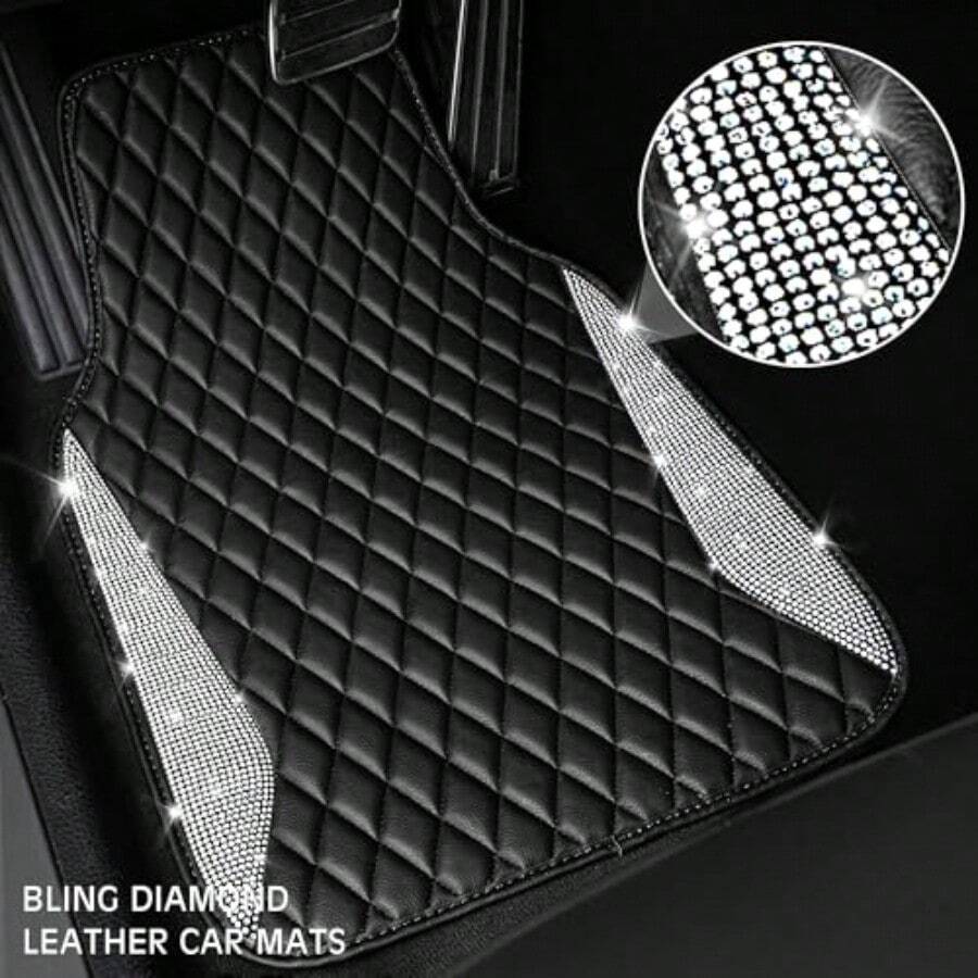 Tappetini Auto in Pelle con Di - Car Floor Mats Universal Waterproof Leather recensione e prezzo