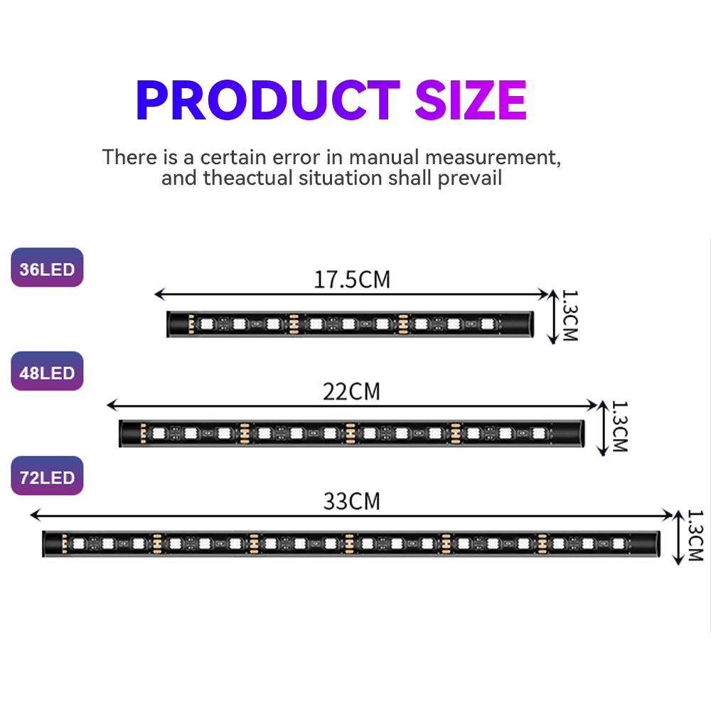 Kit di luci per strisce ambien - Led Ambient Interior Car Lights App Control recensione e prezzo