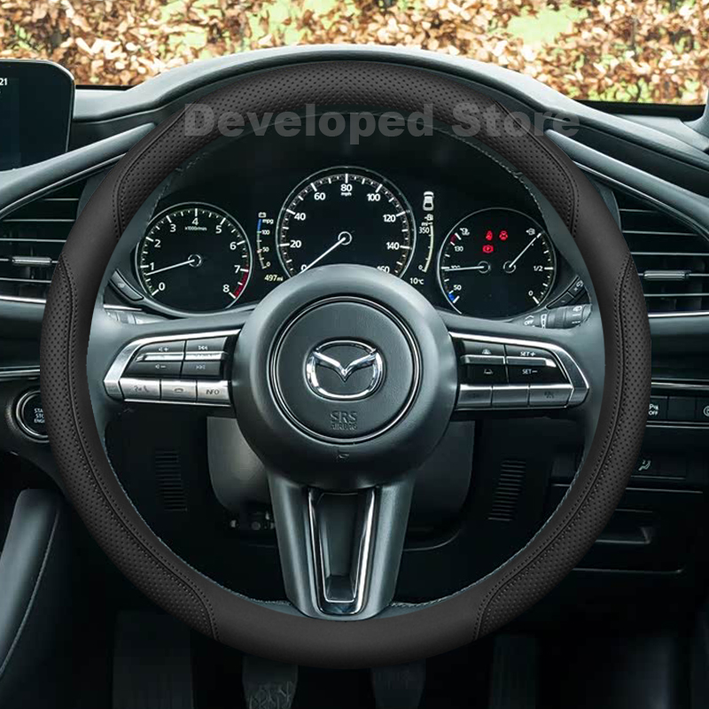 Coprivolante in Pelle per Mazd - Car Steering Wheel Cover Anti Slip Breathable recensione e prezzo